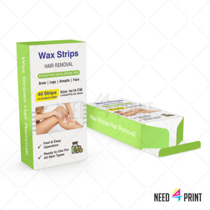 Custom Wax Strips Packaging Boxes UK